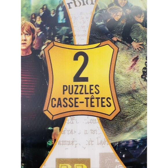 Harry Potter Lenticular 3D Image Puzzles 500 Piece Twin Pack 24 Inch New - Picture 6 of 8